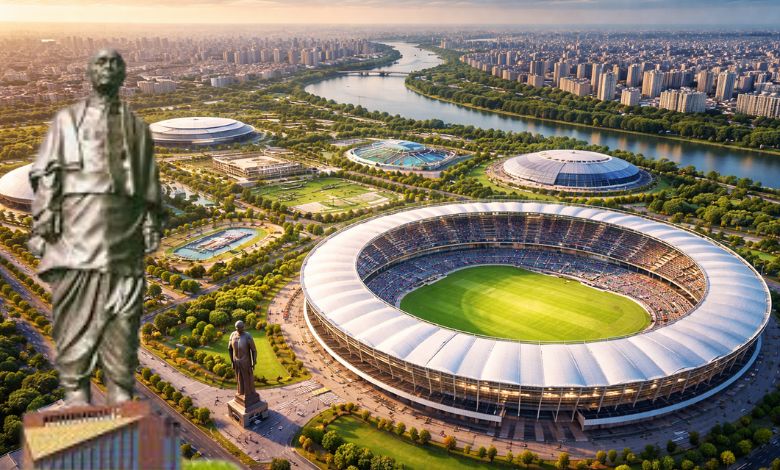 SVP Sports Complex will be built on 125 hectares, including five villages of Ahmedabad-Gandhinagar