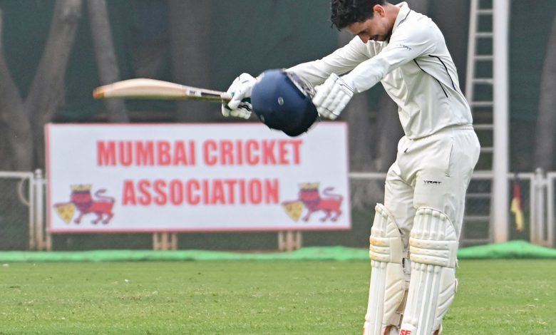 Siddhesh Lad's fifth century of the season