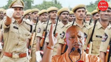 યુપી પોલીસ ભરતી 2025 અને સીએમ યોગી આદિત્યનાથનો નિર્ણય દર્શાવતું ઇન્ફોગ્રાફિક.