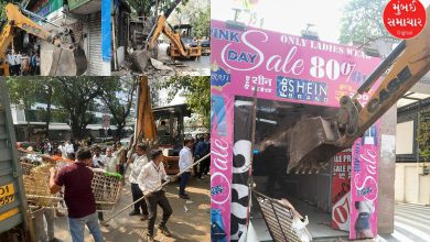 200 illegal hawkers removed from footpaths in Andheri West