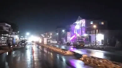 Rain-soaked hills of Saputara with mist and heavy clouds in Dang district.