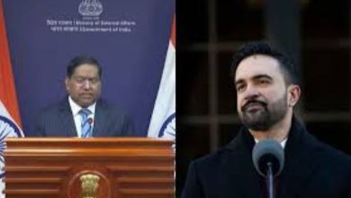 ન્યૂયોર્કના મેયર મમદાનીએ ઉમર ખાલિદને લખેલા પત્ર પર ભારતની આકરી પ્રતિક્રિયા