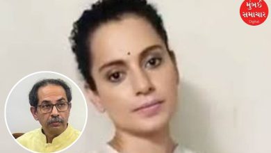 A side-by-side comparison of Kangana Ranaut's 2020 video message and the 2026 BMC election victory celebrations.
