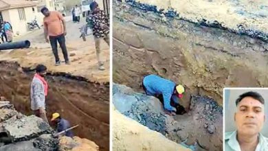 મોતની ગટર: માધાપરમાં ગટરના કામમાં ભેખડ ધસતા આધેડનું મોત, નખત્રાણામાં માર્ગ અકસ્માતે યુવકનો ભોગ લીધો