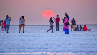 કચ્છના સફેદ રણમાં વર્ષ ૨૦૨૫ના અંતિમ સૂર્યાસ્તનો અદભૂત નજારો જોઈ દેશ-વિદેશના પ્રવાસીઓ થયા મંત્રમુગ્ધ