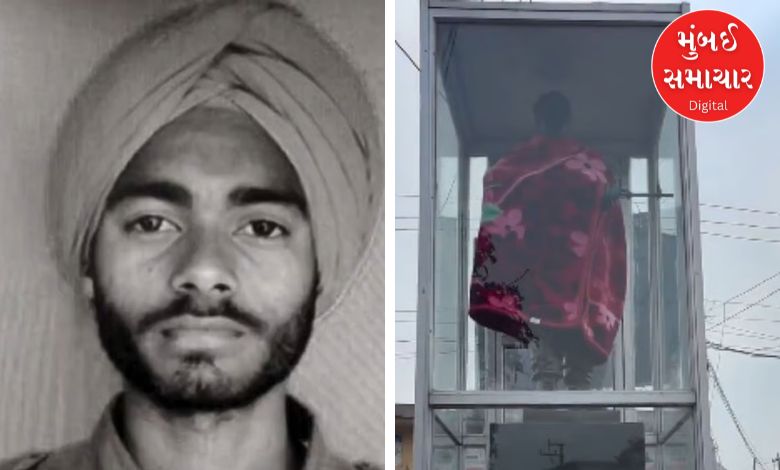 શહીદ દીકરા માટે માતાનો અનોખો પ્રેમ: ઠંડીથી બચાવવા પ્રતિમાને ઓઢાડ્યો ધાબળો, વીડિયો જોશો તો આંખો ભીની થશે