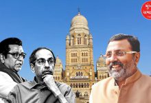 BJP victory in Mumbai certain Nishikant Dubey said Come Mumbai and meet Thackeray brothers