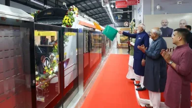 PM Modi inaugurated 5 stations including the Metro route from Secretariat to Mahatma Mandir