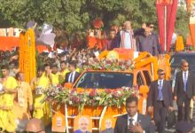 ૧૦૮ અશ્વો, પ્રાચીન વાદ્યોના નાદ સાથે પીએમ મોદીએ કરાવ્યો 'શૌર્ય યાત્રા'નો પ્રારંભ; જુઓ વીડિયો