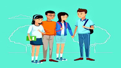 વિદ્યાર્થીઓ જેઓ ચિંતન કરી રહ્યા છે.