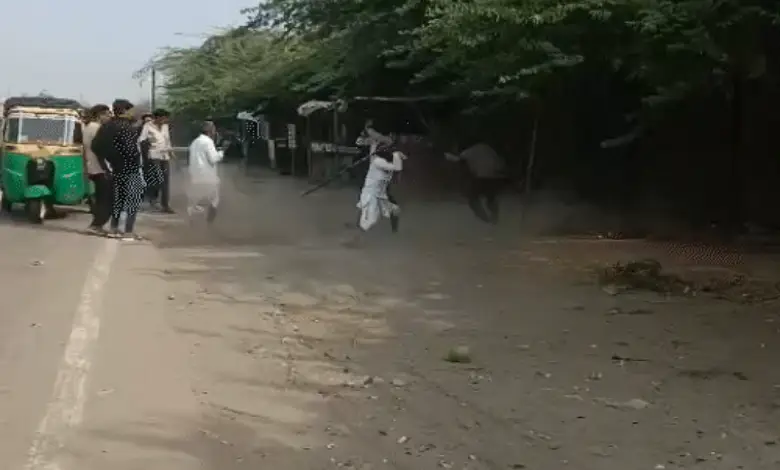 vadodara bharwad community clash Public road turns battlefield in Vadodara