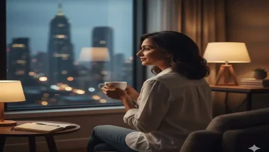 આત્મવિશ્વાસથી ભરપૂર વ્યક્તિનું પ્રતીકાત્મક ચિત્ર જે માનસિક મજબૂતી અને પ્રાઈવસી દર્શાવે છે.