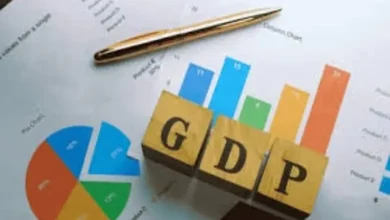 ભારતીય અર્થતંત્ર અને જીડીપી વૃદ્ધિદર દર્શાવતો ગ્રાફ અને મૂડીઝ રેટિંગ્સનો લોગો.