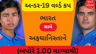 India's semi-final in the Under-19 World Cup today, 10-2 win-loss ratio against Afghanistan