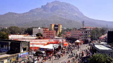 જૂનાગઢ મહાશિવરાત્રિ મેળામાં સાધુ-સંતોનો મેળાવડો અને ભવનાથ મંદિરની ભીડ.