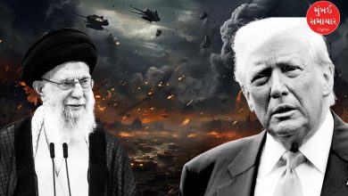 અમેરિકા અને ઈરાન વચ્ચે યુદ્ધના ભય અને પરમાણુ કાર્યક્રમની ચર્ચા દર્શાવતી પ્રતિકાત્મક તસવીર.