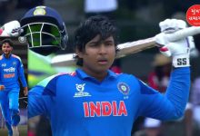 ICC અન્ડર-19 વર્લ્ડ કપ 2026ની ટીમ ઓફ ધ ટૂર્નામેન્ટમાં સામેલ ભારતીય ખેલાડીઓ વૈભવ સૂર્યવંશી અને હેનિલ પટેલ.