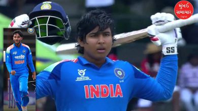 ICC અન્ડર-19 વર્લ્ડ કપ 2026ની ટીમ ઓફ ધ ટૂર્નામેન્ટમાં સામેલ ભારતીય ખેલાડીઓ વૈભવ સૂર્યવંશી અને હેનિલ પટેલ.