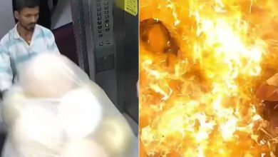 ગોરેગામમાં લિફ્ટમાં ગૅસ ભરેલા ફુગ્ગા ફાટ્યા: ગુજરાતી યુવતી દાઝી ફુગ્ગામાં બ્લાસ્ટને કારણે આગનો ભયાનક ભડકો: સીસીટીવી ફૂટેજ વાયરલ
