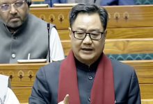 kiren rijiju says congress mp abused lok sabha speaker om birla