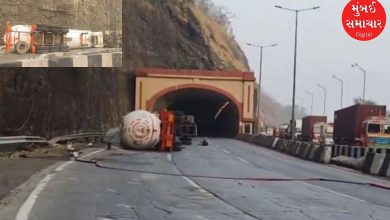 Flammable gas tanker overturns on Mumbai-Pune Expressway, highway closed, traffic jam for 25 km