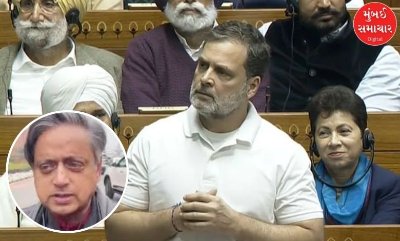 shashi tharoor came out in support rahul gandhi on china issue