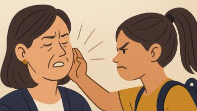 Panchmahal Shehera Private school Student slaps teacher