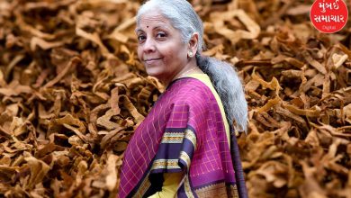 tobacco products and gutkha pouches with a red arrow pointing upwards and a 'Tax Hike' label.